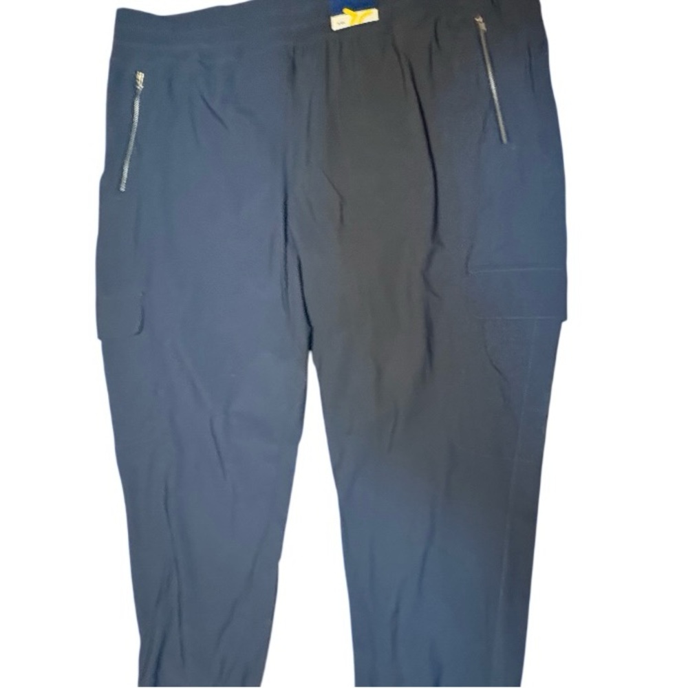 Old Navy High-Waisted SleekTech Cargo Joggers xxl 2x blue women’s - Picture 4 of 13